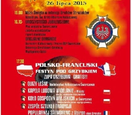 Świerczów: Święto strażaków i festyn 'Pod grzybkiem'.