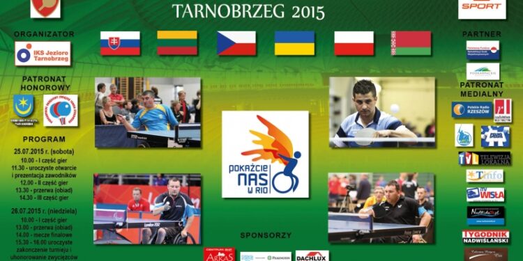 Tarnobrzeg. IX Turniej Tenisa Stołowego Zawodników na Wózkach.