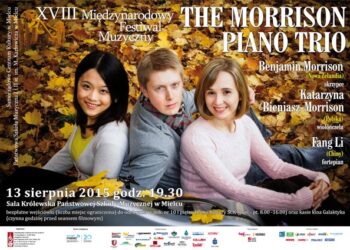 Mielec: koncert zespołu "The Morrison Piano Trio"