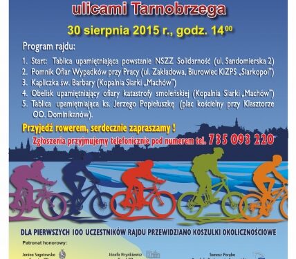 Tarnobrzeg: 3 rajd solidarności i wolności