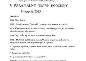Werynia: Parafialny Festyn Rodzinny
