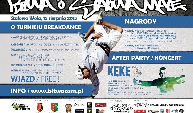 Stalowa Wola: Dziś turniej breakdance.