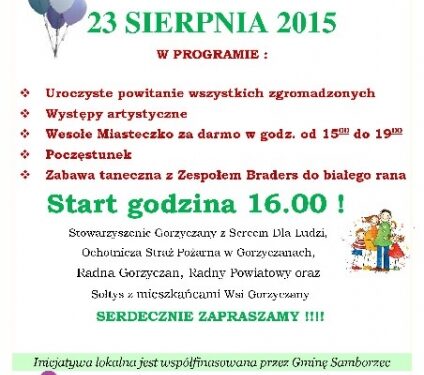 Gorzyczany: Pożegnanie lata.