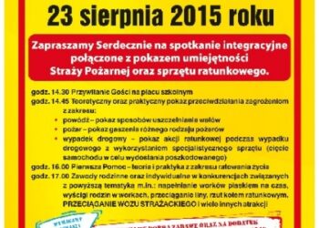 Koćmierzów: Piknik 'Integracja i Bezpieczeństwo'