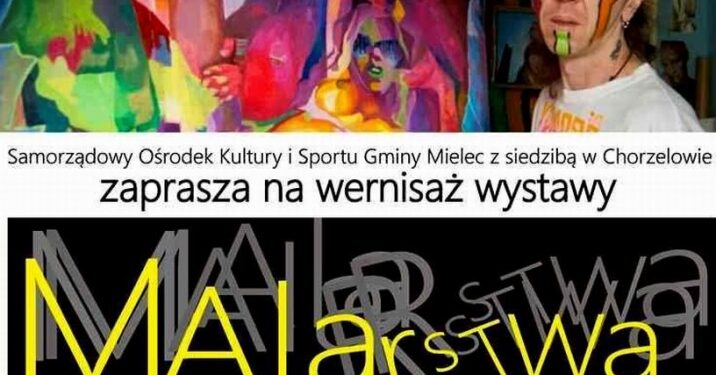 Chorzelów: Wernisaż prac Grzegorza Cebuli.