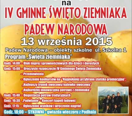 Padew Narodowa: IV Gminne Święto Ziemniaka