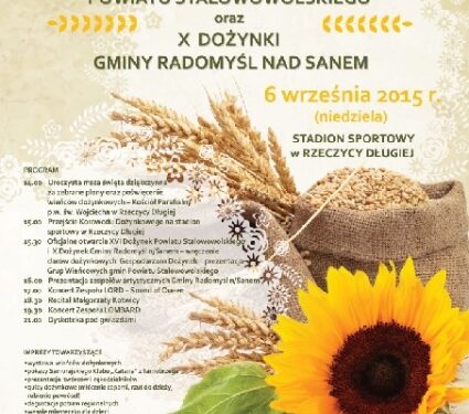 Rzeczyca Długa: Dożynki Powiatu Stalowowolskiego z LOMBARDEM już w niedzielę