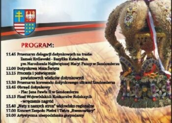 Sandomierz: Dożynki wojewódzkie w niedzielę.