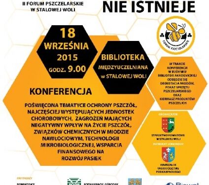 Stalowa Wola: Trwają zapisy na II Forum Pszczelarskie.