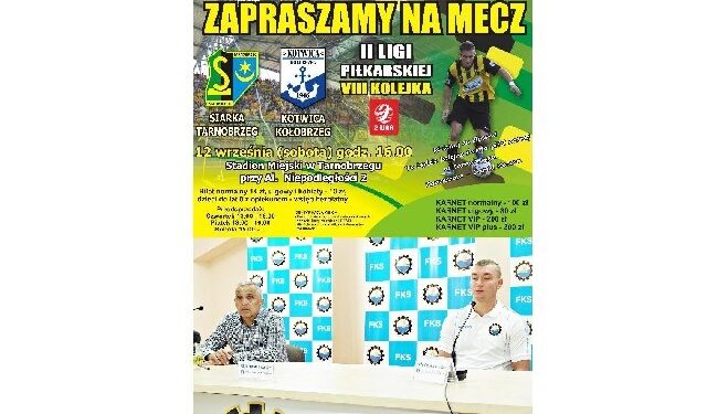 Mielec, Tarnobrzeg: Mecze ósmej kolejki 2 ligi.