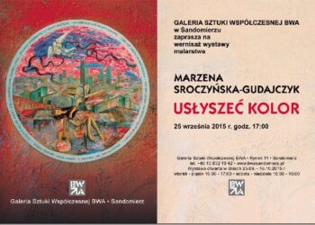Sandomierz: Wernisaż wystawy malarstwa Marzeny Sroczyńskiej-Gudajczyk