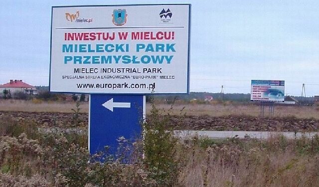 Mielec: Przepełniony Park Przemysłowy.