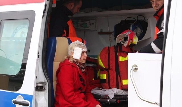 Mielec: Ewakuacja PCPR, bomba w budynku ćwiczenie obronne zakończone.