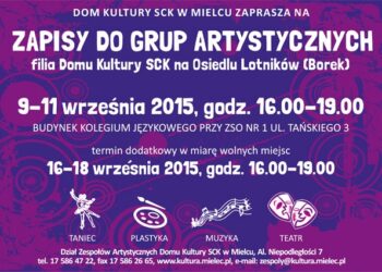 Mielec: Zapisy do Grup Artystycznych w SCK