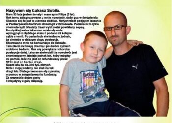 Nisko: Szansą na życie dla chorego na raka Łukasza jest drogi lek.