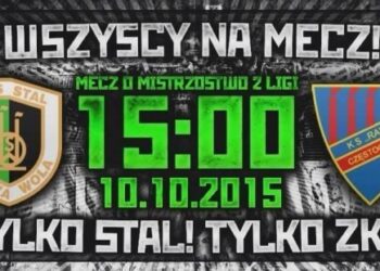 Stalowa Wola: W sobotę 'Stalówka' powalczy z Rakowem.
