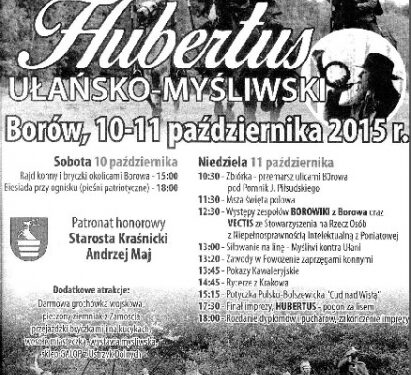 Borów: Hubertus trwa.