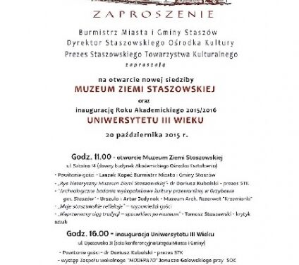 Staszów: Przeprowadzka Muzeum.