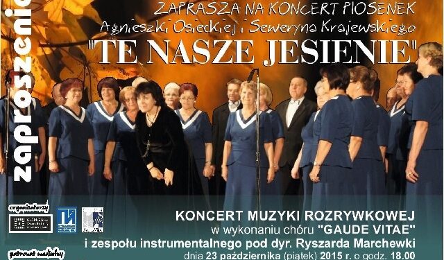 Stalowa Wola: Jesienny koncert muzyki rozrywkowej.