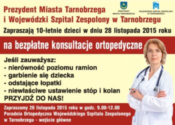 Tarnobrzeg. Bezpłatne konsultacje ortopedyczne dla dziesięciolatków.