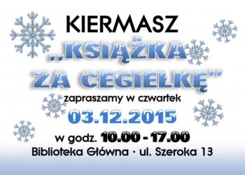 Tarnobrzeg. Kiermasz książki za cegiełkę.