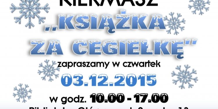 Tarnobrzeg. Kiermasz książki za cegiełkę.