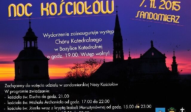 Sandomierz: Sandomierska Noc Kościołów.