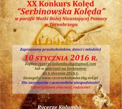 Tarnobrzeg: Serbinowska Kolęda już po raz XX