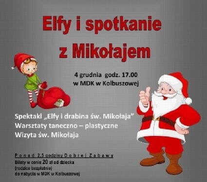 Kolbuszowa: Zabawa ze Świętym Mikołajem.