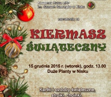 Nisko: Bożonarodzeniowy kiermasz czas zacząć.