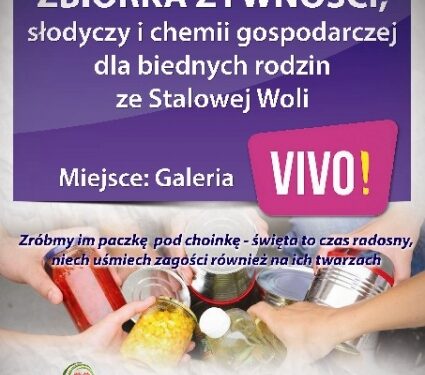 Stalowa Wola: Zbiórka darów w galerii.