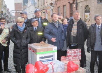 Sandomierz: Szlachetna Paczka od Ojca Mateusza.