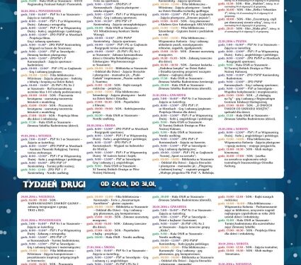 Zimowe ferie w Staszowie