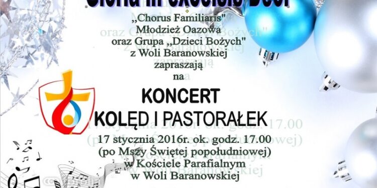 Koncert kolęd i pastorałek w Woli Baranowskiej