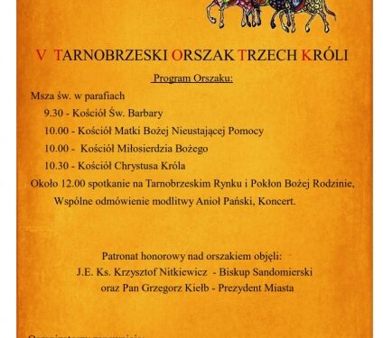 Tarnobrzeg. Orszak Trzech Króli.