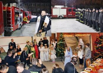 Stalowa Wola: Kolędowali i poświęcili nowy sprzęt.