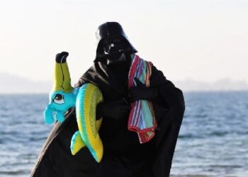 Tarnobrzeg: Lord Vader nad Jeziorem Tarnobrzeskim.