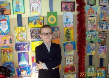 Rzemień: Mały artysta nagrodzony.