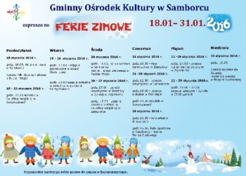 Samborzec: Warsztaty artystyczne i zajęcia rękodzielnicze.