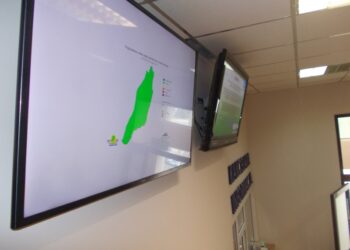 Tarnobrzeg. Panel z prognozą zanieczyszczenia powietrza.