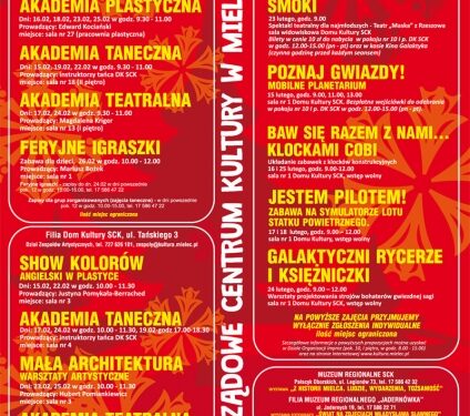 Mielec: Ferie zimowe z SCK