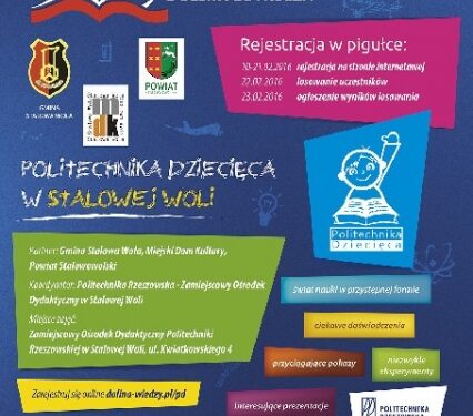 Stalowa Wola: Zapisy na II semestr Politechniki Dziecięcej ruszają