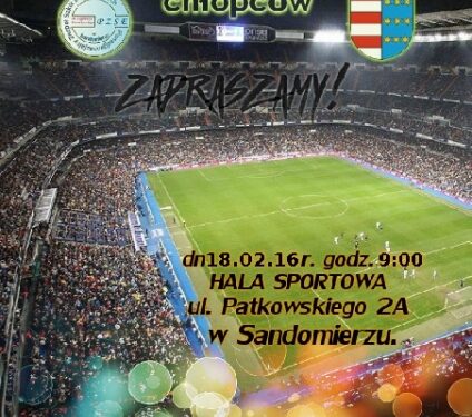 Sandomierz: Powiatowy turniej piłki nożnej halowej czeka na zgłoszenia.