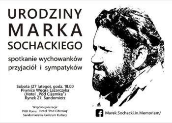 Sandomierz: 60. urodziny Marka Sochackiego