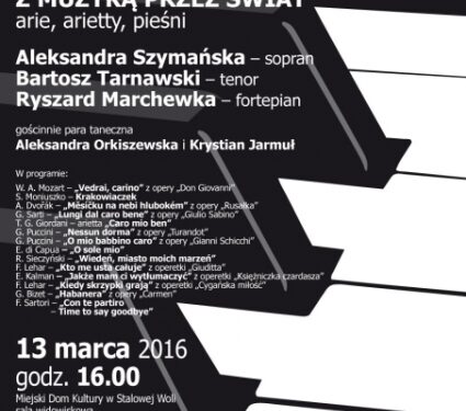 Stalowa Wola: Marcowy Podwieczorek przy fortepianie