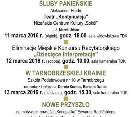 Tarnobrzeg. Dni Teatru.