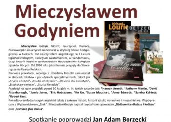 Tarnobrzeg. Spotkanie z nauczycielem, tłumaczem, filozofem Mieczysławem Godyniem.