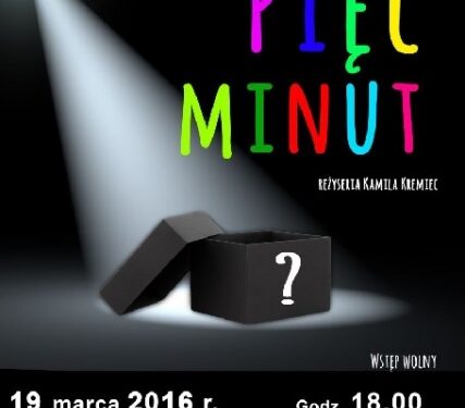 Sandomierz: Spektakl 'Pięć minut'.