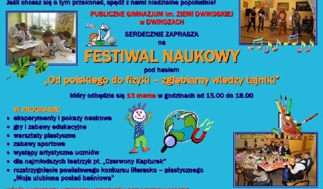 Dwikozy: Naukowa niedziela w Gimnazjum im. ZIemi Dwikoskiej