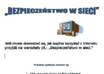 Samborzec: Warsztaty 'Bezpieczeństwo w sieci'.
